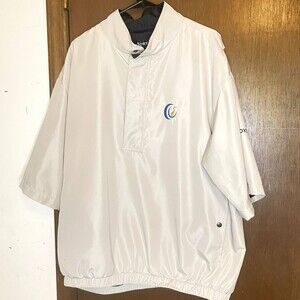 DryJoys by FootJoy Branded Golf Pullover Jacket Tan Mens XL